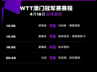 2022wtt乒乓球赛程(2021wtt乒乓球赛)