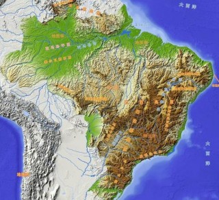 巴西地图(巴西地图中文版全图)