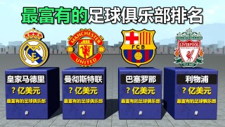 世界足球顶级联赛排名(世界顶级足球联赛有哪些)