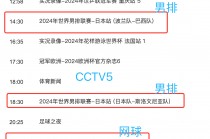 中央五台节目表直播(中央五台节目表直播在线观看奥运频道)