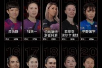 乒乓球世界排名最新(乒乓球世界排名榜最新)