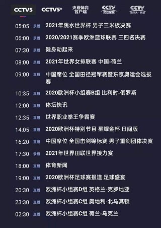 体育5台直播节目表(体育5台直播在线观看)，体育5台直播节目表在线观看，体育5台直播节目表在线观看，精彩赛事不容错过