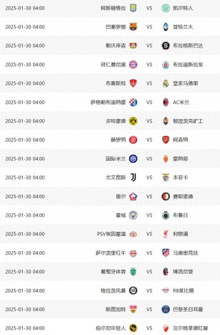 2019欧冠赛程表比分(2019欧冠足球赛事时间表)