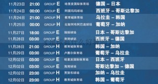 足球世界杯2022赛程(足球世界杯2022赛程及结果表)，足球世界杯2022赛程及结果表揭晓，足球世界杯2022赛程及结果表揭晓，赛事精彩瞬间一网打尽