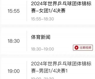 中央5台体育直播乒乓球(中央5台体育直播乒乓球比赛结果公布)