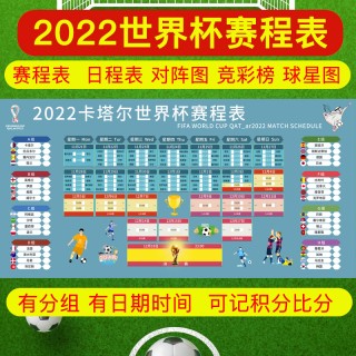 世界杯2022决赛赛程表(世界杯2022决赛赛程表时间)