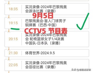 中央五台节目表直播在线观看(中央五台节目表直播在线观看奥运频道)