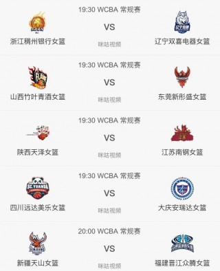 wcba女篮今日赛程(wcba女篮2021直播)
