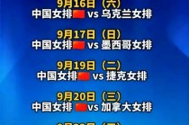 世界女排联赛赛程表(世界女排联赛赛程表最新排名)
