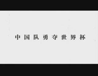 中国队勇夺世界杯(中国队勇夺世界杯开头电影)