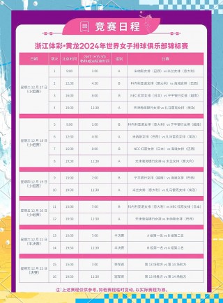中国女排今日赛程(中国女排今日赛程出炉)