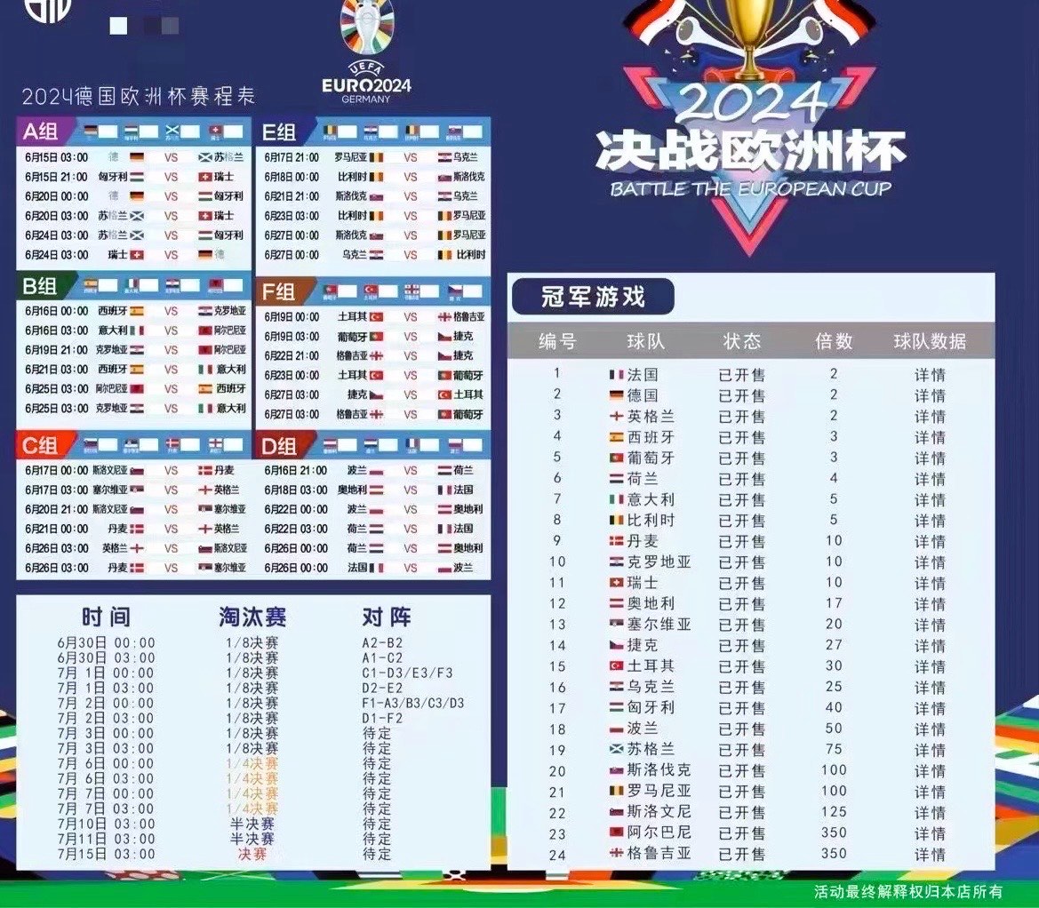 欧洲杯啥时候开始(欧洲杯啥时候开始啥时候结束)  第1张