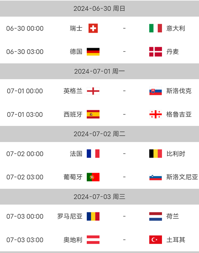 2019年欧洲杯赛程(2019年欧洲杯时间表)  第2张