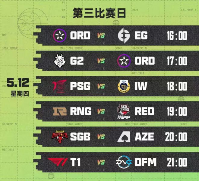 msi今日赛程(msi今日赛程2023)  第2张