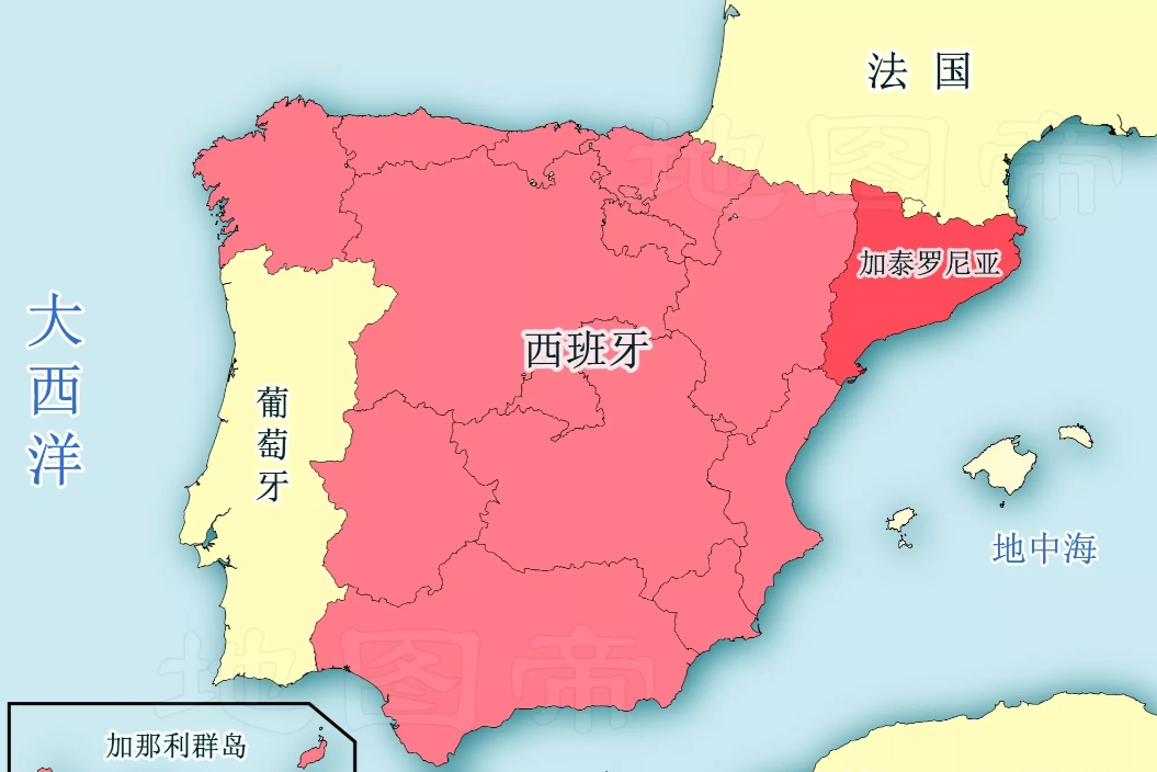 西班牙在哪里(西班牙在哪里属于哪个洲)  第1张