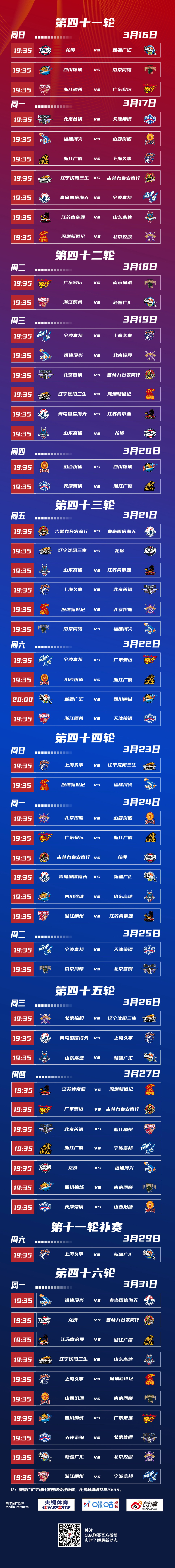 cba赛程表季后赛对阵图(cba赛程表季后赛对阵图片)  第1张